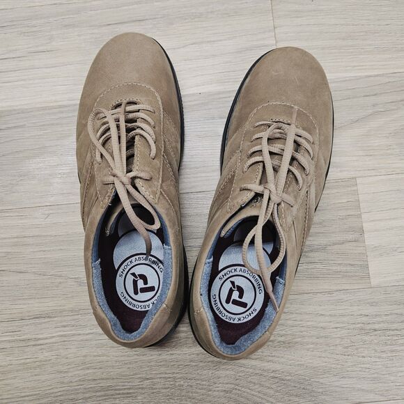 Propet Mens Brown Shoes Shock Absorbing Size 7 Leather - Picture 6 of 9